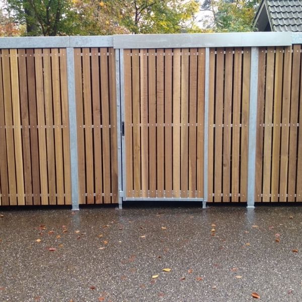 103284 berging overkapping fietsenberging transparante overkapping